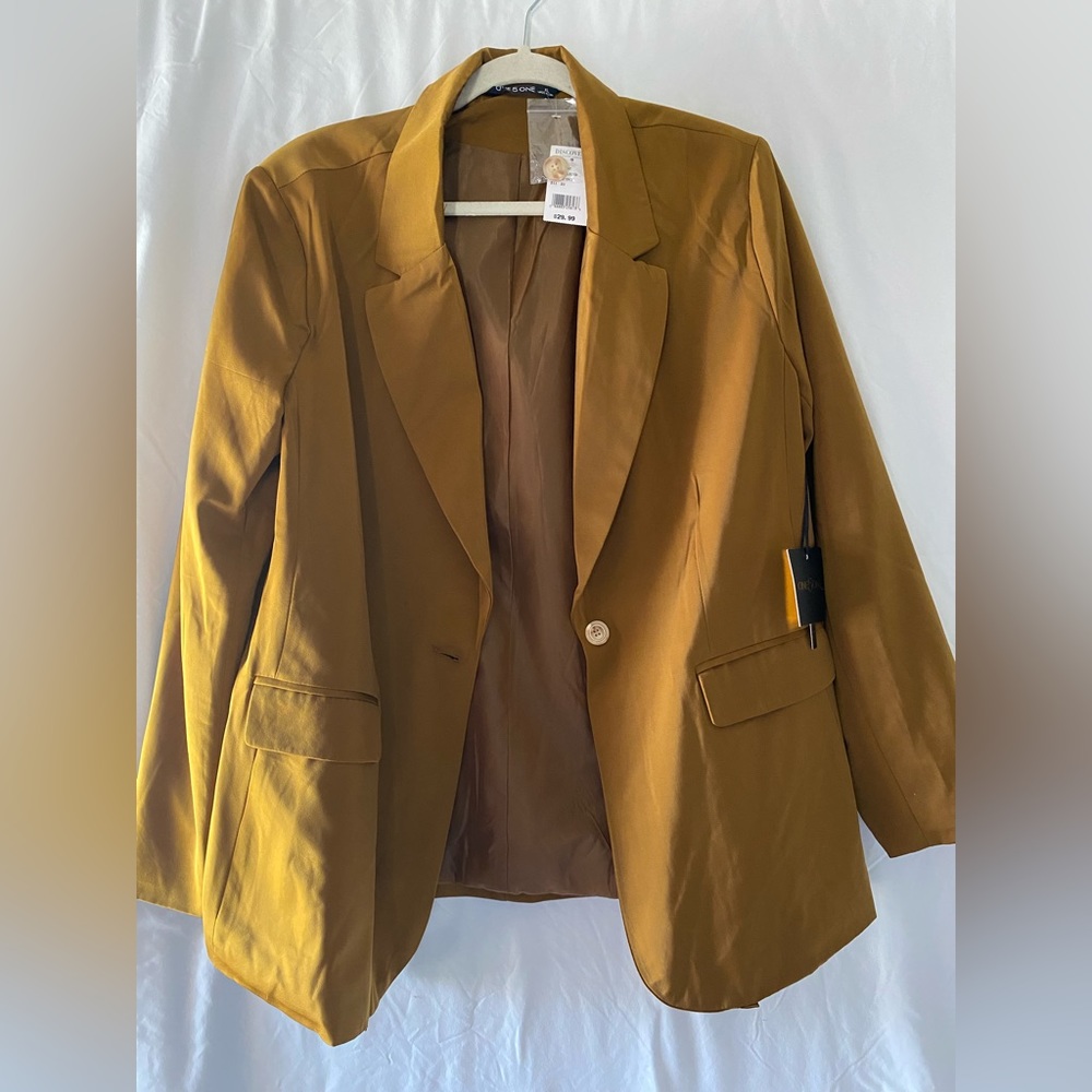 Brown Gold Blazer